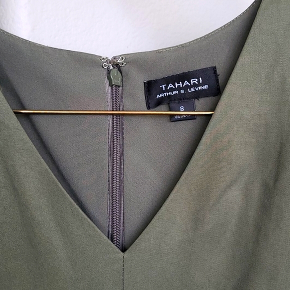 NWT Tahari ASL Flutter Sleeve Side Tie Jumpsuit - Picture 5 of 8